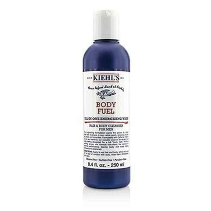 Kiehl's Body Fuel All-In-One Energizing Wash Hair & Body Cleanser for Men 8.4oz