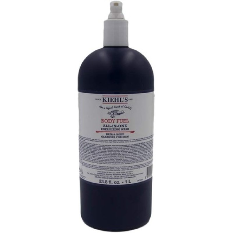 Kiehl's Body Fuel All-in-One Energizing Wash Homme Man Shower Gel 1000ml