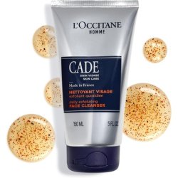L'Occitane Homme Cade Face Cleanser 150ml - Aromatic Woody Scent - Vegan
