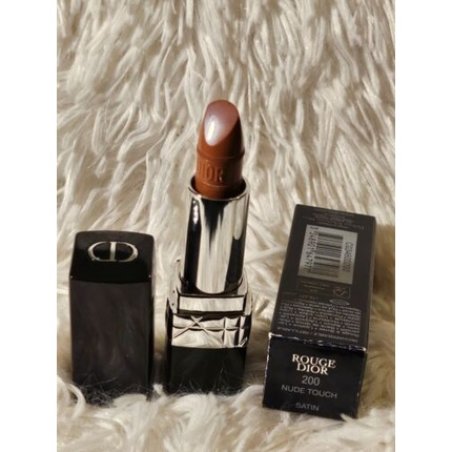 Dior Rouge Couture Colour Satin Lipstick Floral Lip Care 200 Nude Touch