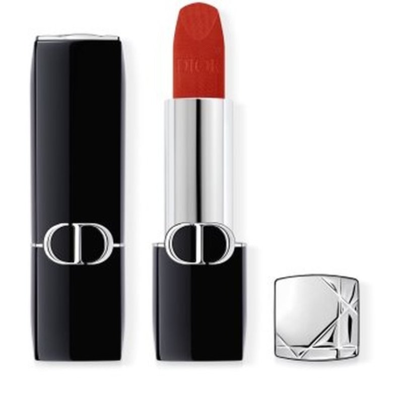 Christian Dior Rouge Dior Velvet Lipstick - Comfort And Long Lasting - Floral Hydrating Treatment 4 Grams