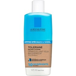 La Roche-Posay Respectissime Waterproof Eye Makeup Remover 125ml - Pack of 2