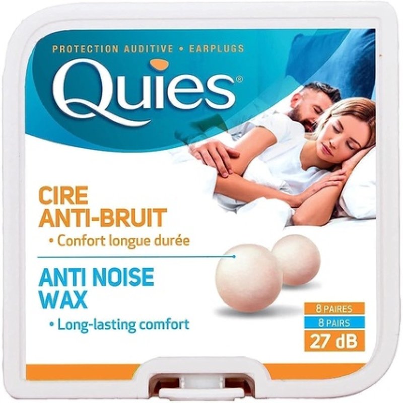 Caswell-Massey Boules Quies Natural Beeswax and Cotton Ear Plugs