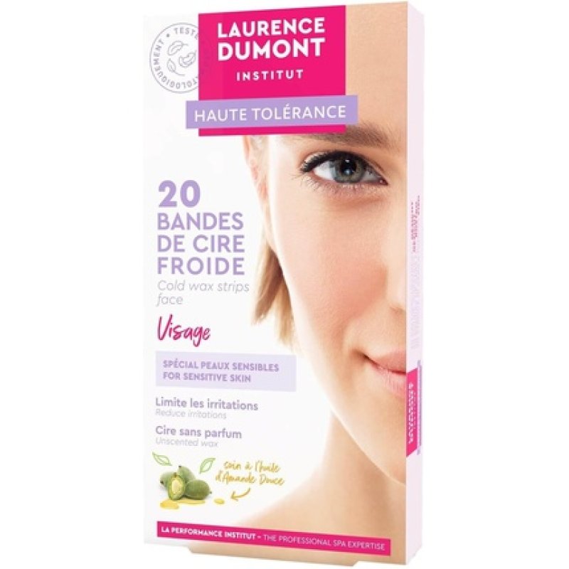 Laurence Dumont Hypoallergenic Cold Wax Strips for Face with Extracts