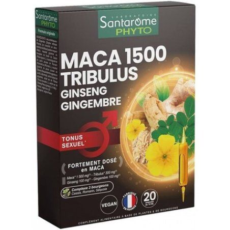 Santarome Phyto Maca 1500 with Tribulus, Ginseng, and Ginger