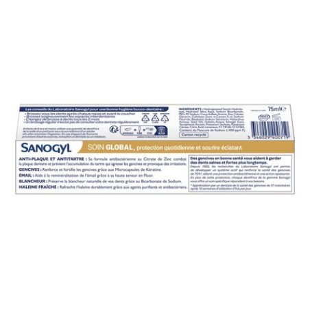 Sanogyl R940068 Global Care Toothpaste 75ml