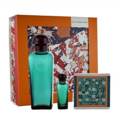 Hermes Eau d'Orange Verte Cologne and Soap Set with Mini EDC 100ml