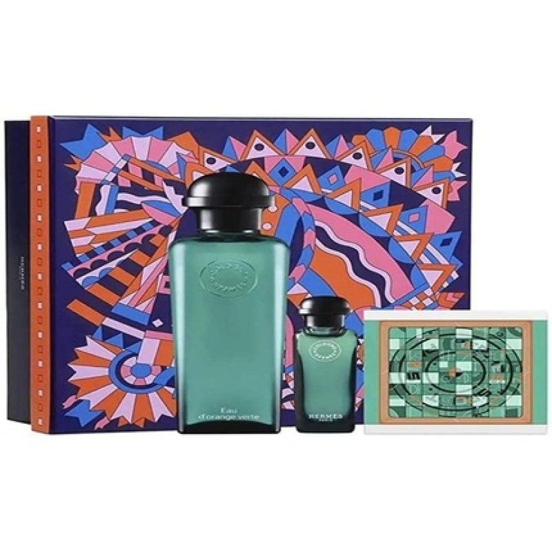 Hermes Eau D'Orange Verte Edc Spray 100ml Edc Spray 7.5ml Soap 50g