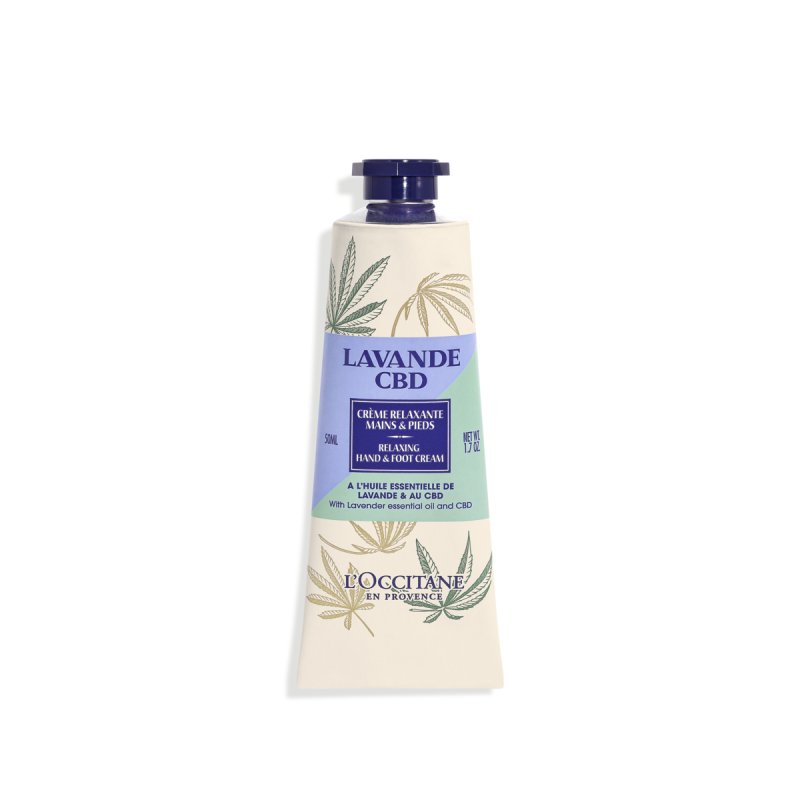 L'Occitane Lavender CBD Relaxing Hand Foot Cream 50ml