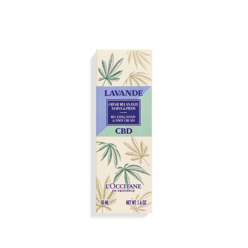 L'Occitane Lavender CBD Relaxing Hand Foot Cream 50ml