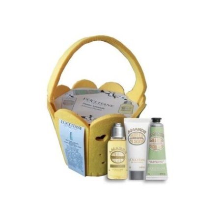 L'OCCITANE Almond Basket Hand Cream 30ml Shower Oil 35ml Body Cream 20ml