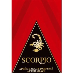 Scorpio Aftershave 100ml Bottle Red