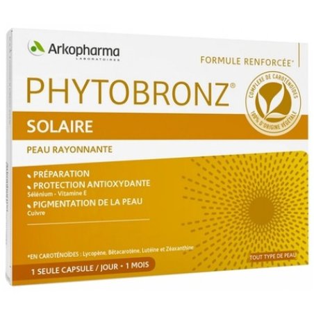Arkopharma Phytobronz Dietary Supplement 30 Capsules