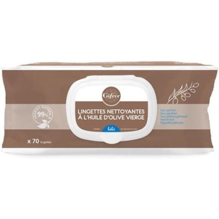Gifrer Wipes with Virgin Olive Oil 70 Wipes