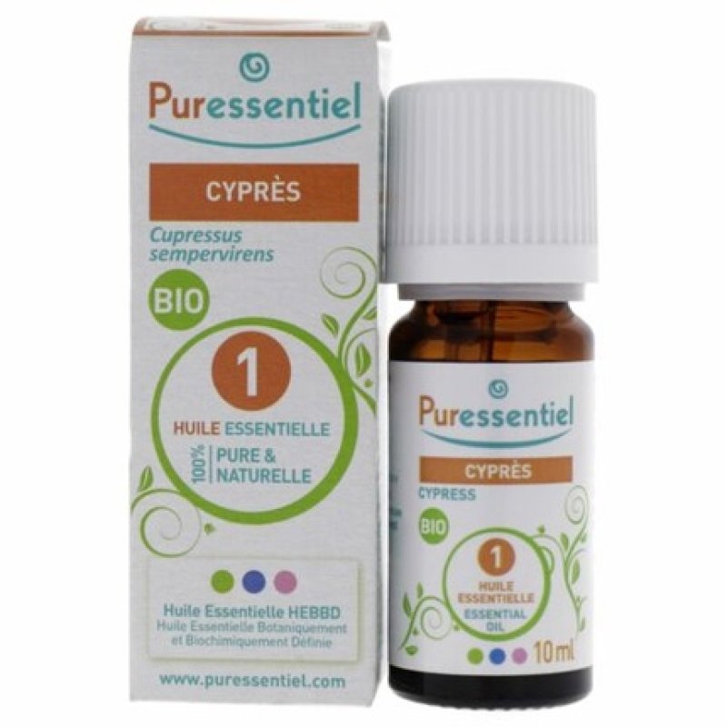 Puressentiel Organic Cypress Essential Oil 0.3oz for Unisex