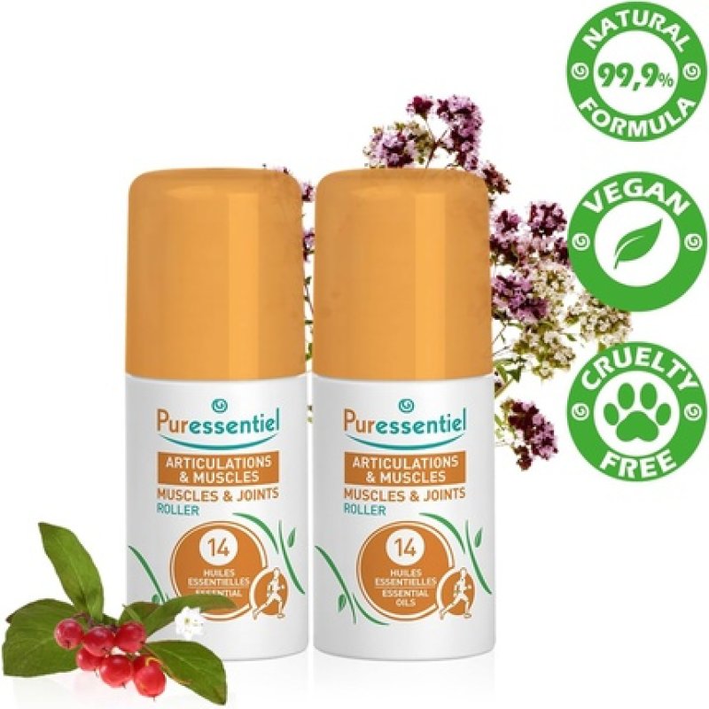Puressentiel Duo Pack Muscles & Joints Roll On 75ml - Pack of 2