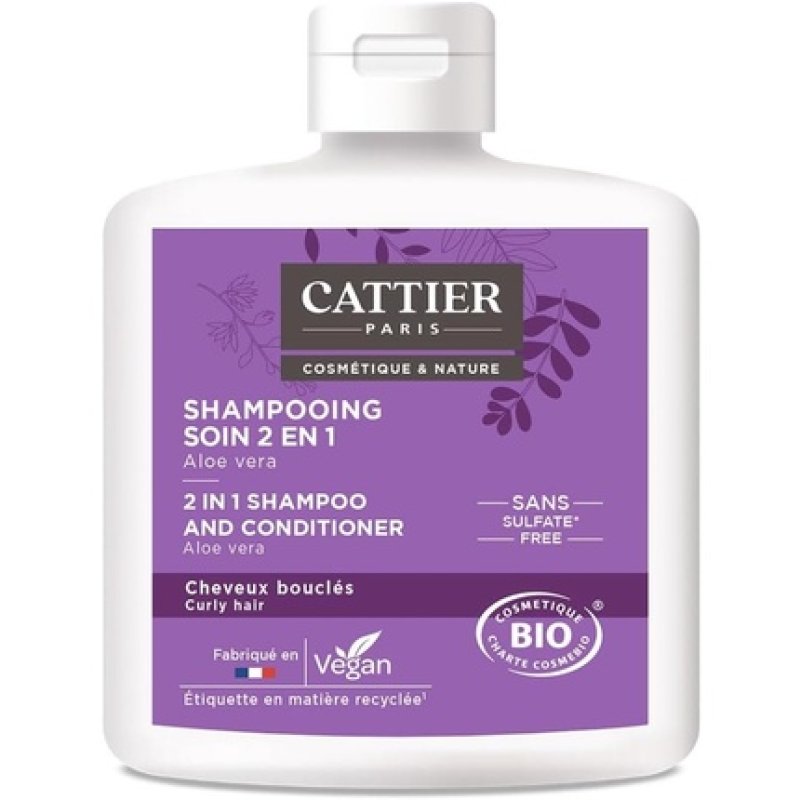 Cattier 2-in-1 Aloe Vera Organic Conditioner 250ml