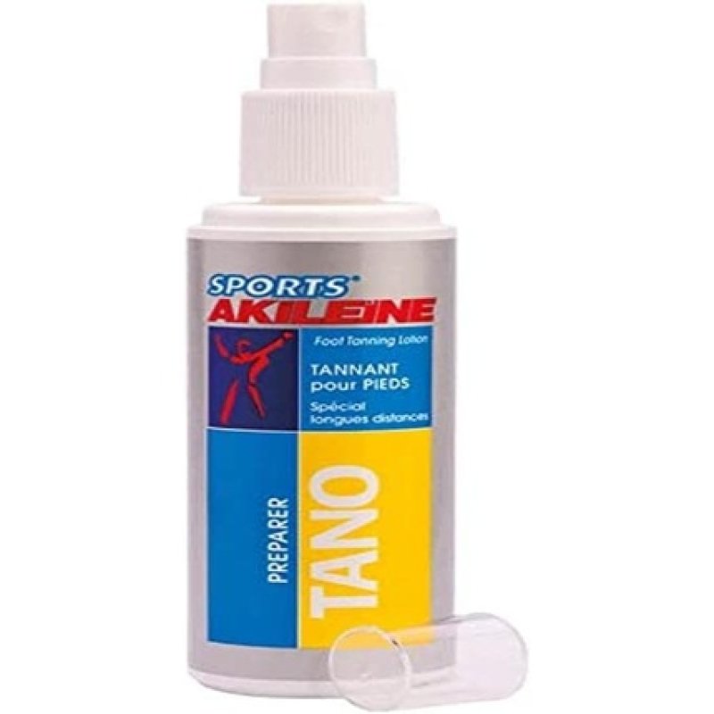 Sports Akileine Tano Tanning Foot Lotion 100ml for Endurance Sports Long Walk Trekking Marathon Long Distance Running