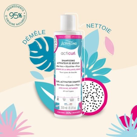Activilong Acticurl Hydra Curl Activator Shampoo with Pitaya, Glycerin, and Aloe Vera 250ml
