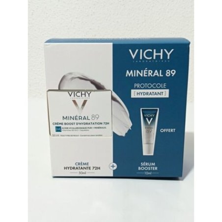Vichy Mineral 89 Moisturizing Cream 72h 50ml and Facial Serum 10ml