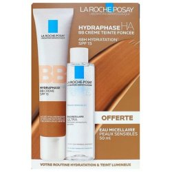 La Roche-Posay Hydraphase HA BB Cream SPF 15 40ml with Micellar Water 50ml