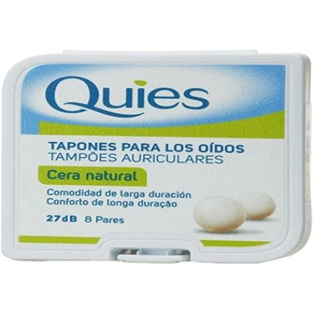 Quies Earplugs with Wax 16 Units