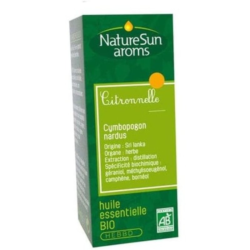 Naturesun Aroms Lemongrass Essential Oil Java Cymbopogon Winterianus Organic