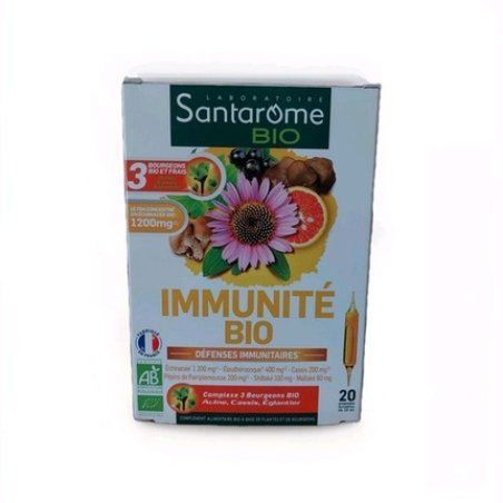 Santrome Immunity Bio 20 Ampoules 10ml 1200mg Herbs Support