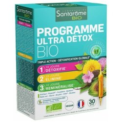Santarome Organic Ultra Detox Program 30 Vials