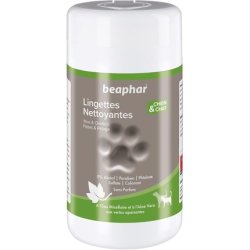 Beaphar Cleansing Wipes for Eyes, Ears, Paws, and Coats for Dogs and Cats