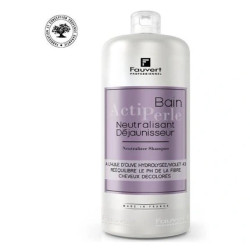 Fauvert Neutralizing Milk Actiperle Dejaunisseur 1l - A Professional Product For Neutralizing Yellow Tones After