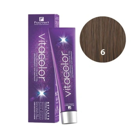 Fauvert Vitacolor Gloss B6 Tone-On-Tone Hair Color Dark Blonde 100ml