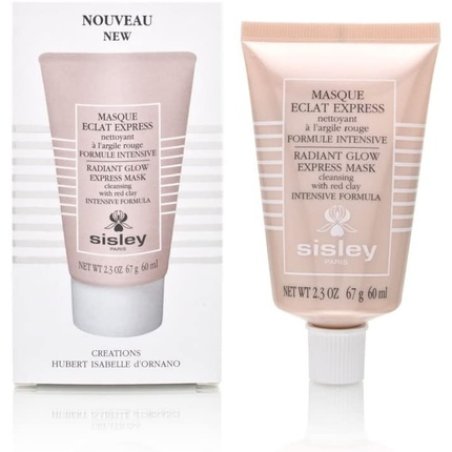 Sisley Radiant Glow Express Mask Cleansing with Red Clay Intensive Formula 60ml