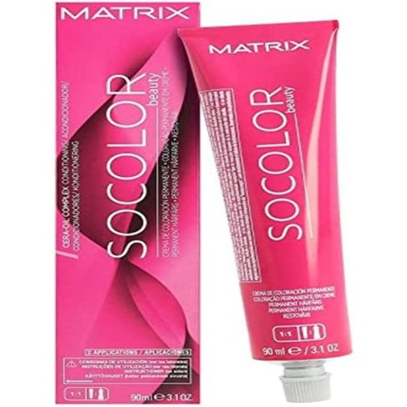 Matrix SoColor Beauty Permanent Hair Color, No. 6VA Dark Blonde Violet Ash, 90ml