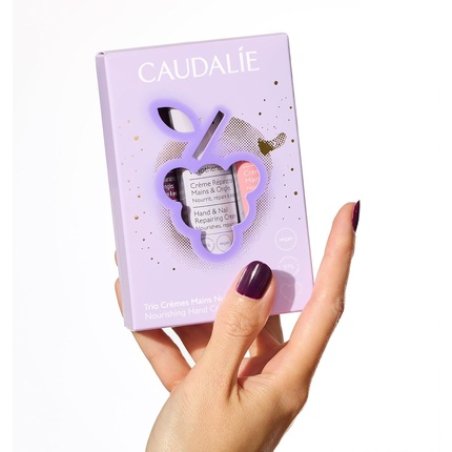 Caudalie Hand Cream Trio Set Hydrating & Nourishing Hand and Nail Repair