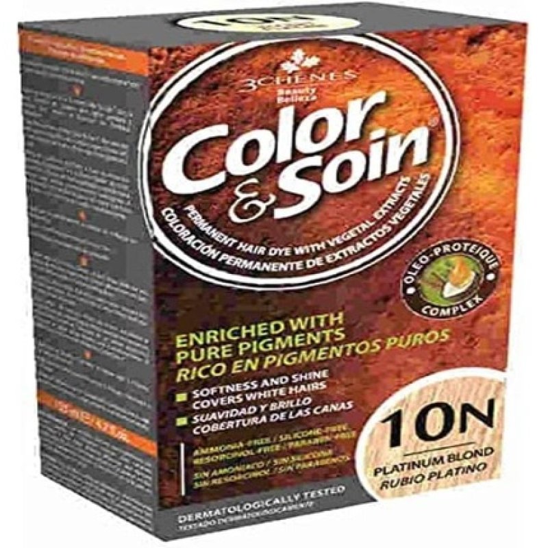 Les 3 Chenes Color & Soin Permanent Color Care Platinum Blond 10N