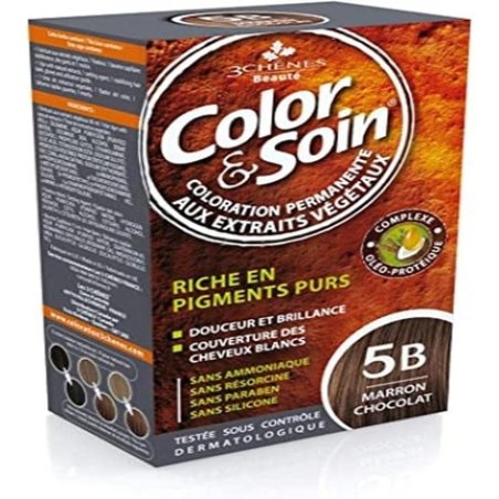 Les 3 Chenes Color & Soin Permanent Color Care Chocolate Brown 5B