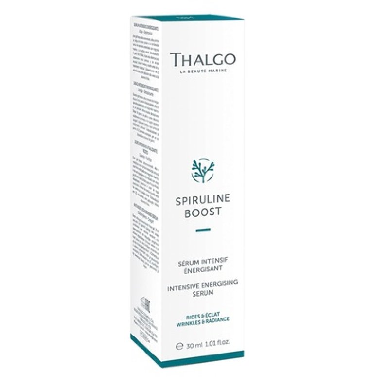 THALGO Spirulina Boost 2.0 Vitalizing Detox Serum 30ml Concentrated Serum Revitalizes Skin and Smooths First Wrinkles