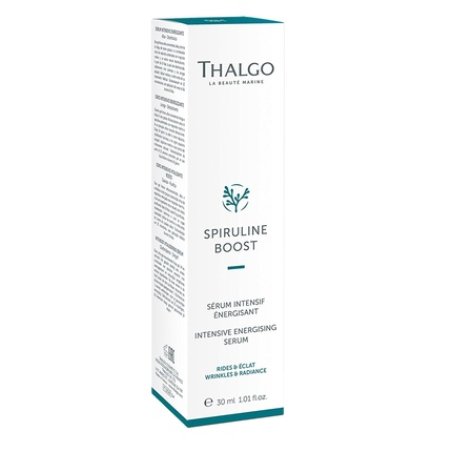 THALGO Spirulina Boost 2.0 Vitalizing Detox Serum 30ml Concentrated Serum Revitalizes Skin and Smooths First Wrinkles