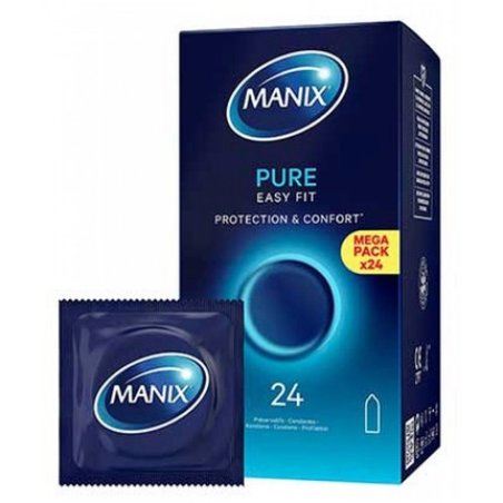 Manix Pure Easy Fit 24 Condoms - Reliable Maximum Protection