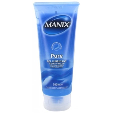 Manix Pure Intimate Gel 200ml - Non-Greasy and Transparent