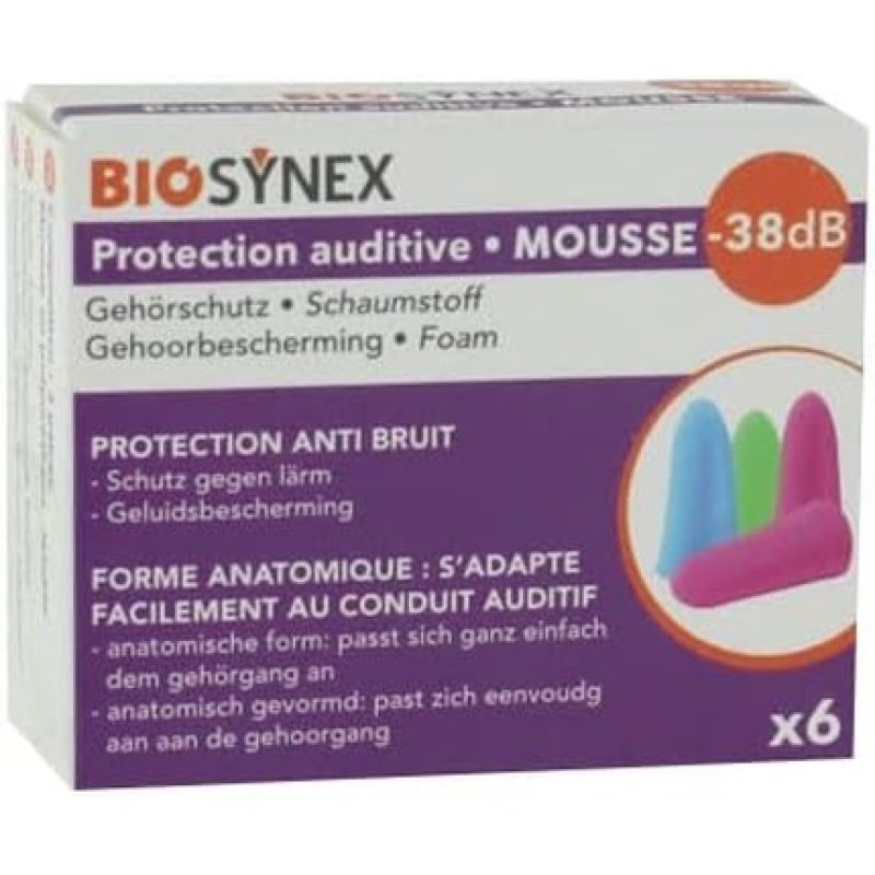 Biosynex Ear Protection Foam - 3 Pairs
