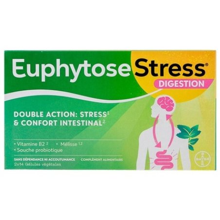 Bayer Euphytose Intestinal Comfort Vegetarian Capsules 28 Count