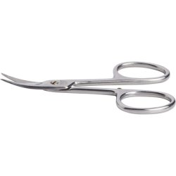 Vitry Shiny Stainless Steel Curved Nail Scissors