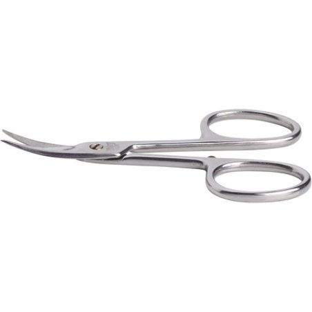 Vitry Shiny Stainless Steel Curved Nail Scissors