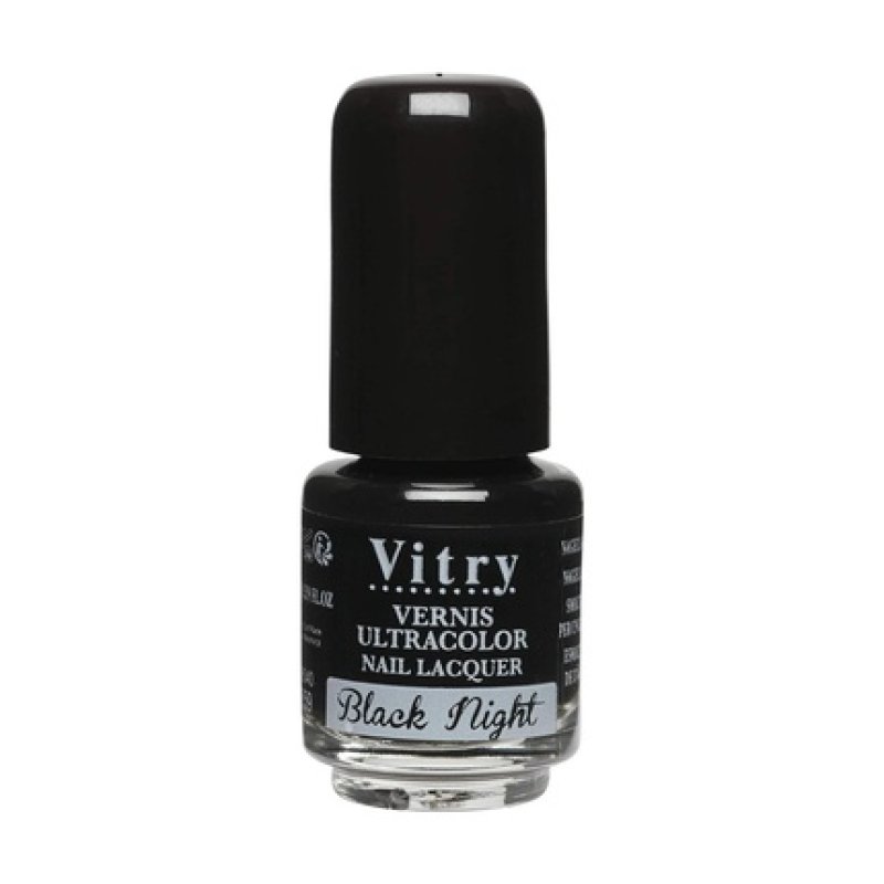 Vitry Mini Nail Polish Black Night 4ml