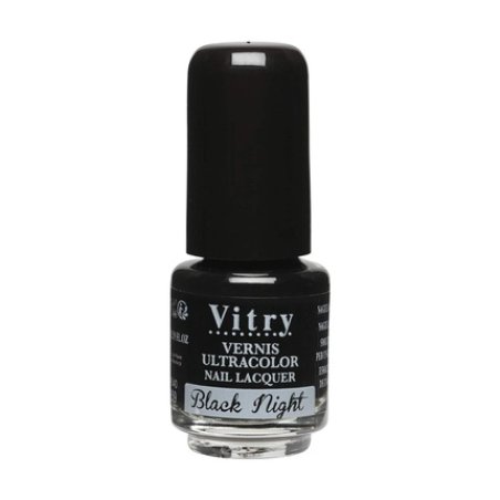 Vitry Mini Nail Polish Black Night 4ml