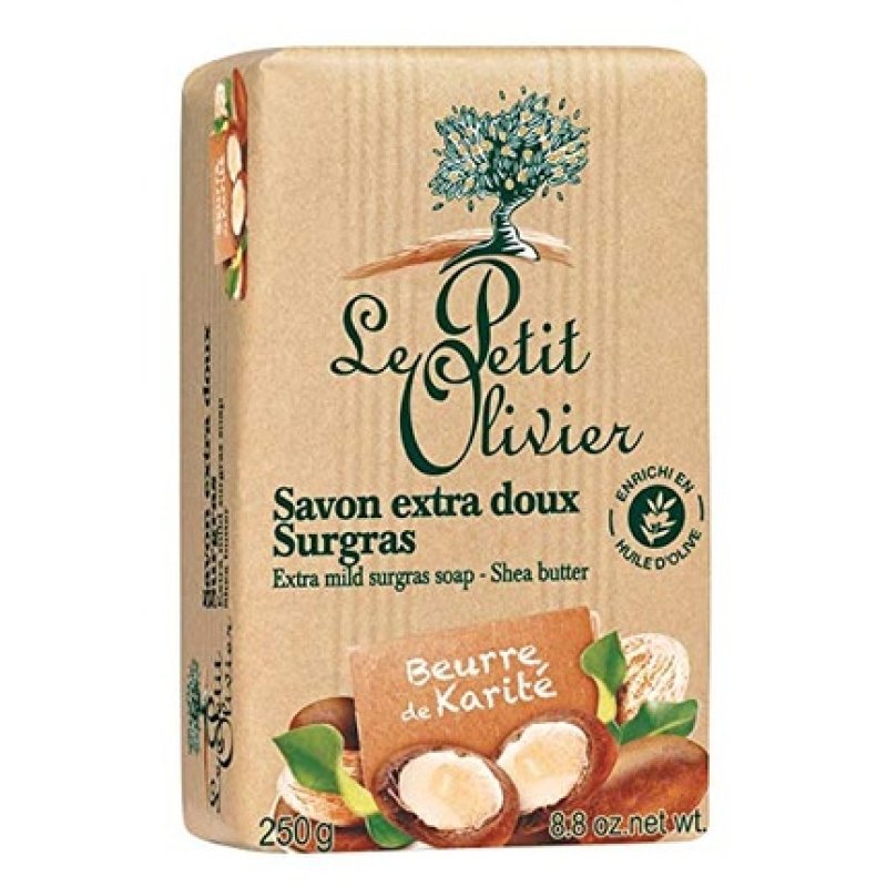 Le Petit Olivier Extra Mild Shea Butter Soap 250g from France