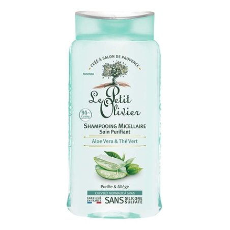 Le Petit Olivier Purifying Micellar Shampoo with Aloe Vera and Green Tea 8.45 Oz