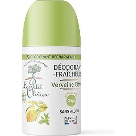 Le Petit Olivier Deodorant Freshness - Verbena Lemon - Skin Friendly - 50 Ml